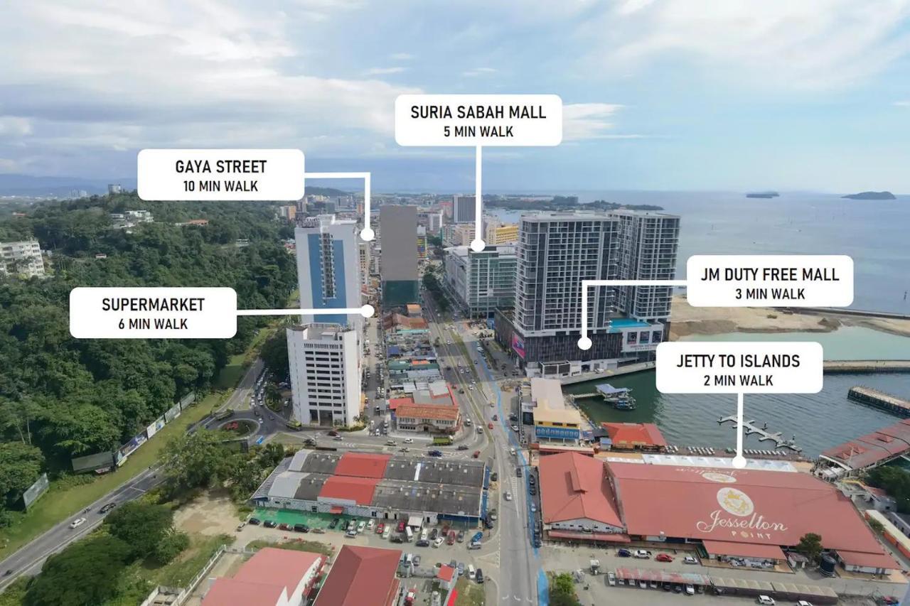 亞庇 Jesselton Quay Sea View酒店 外观 照片